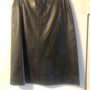 Leather Skirt